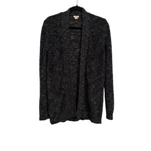 J. Crew Women's S Whimsigoth Linen Open Front Knit Sweater Boho Academia Preppy